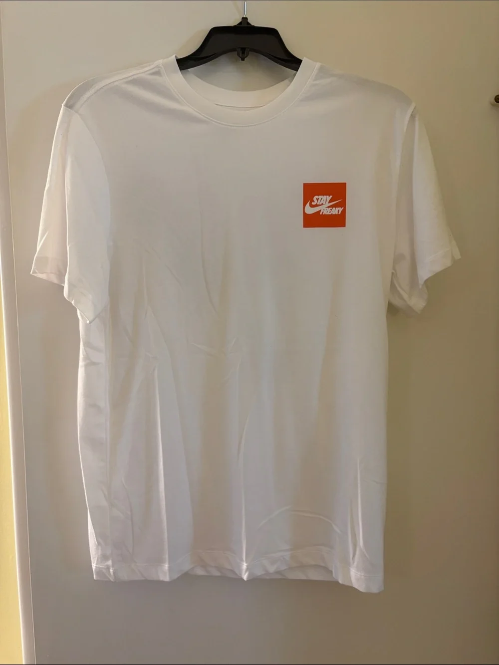 Nike White Short Sleeve Tee Stay Freaky Giannis Antetokounmpo